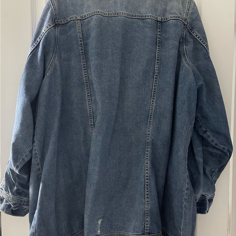 Denim Longline Jacket - Picture 4 of 6